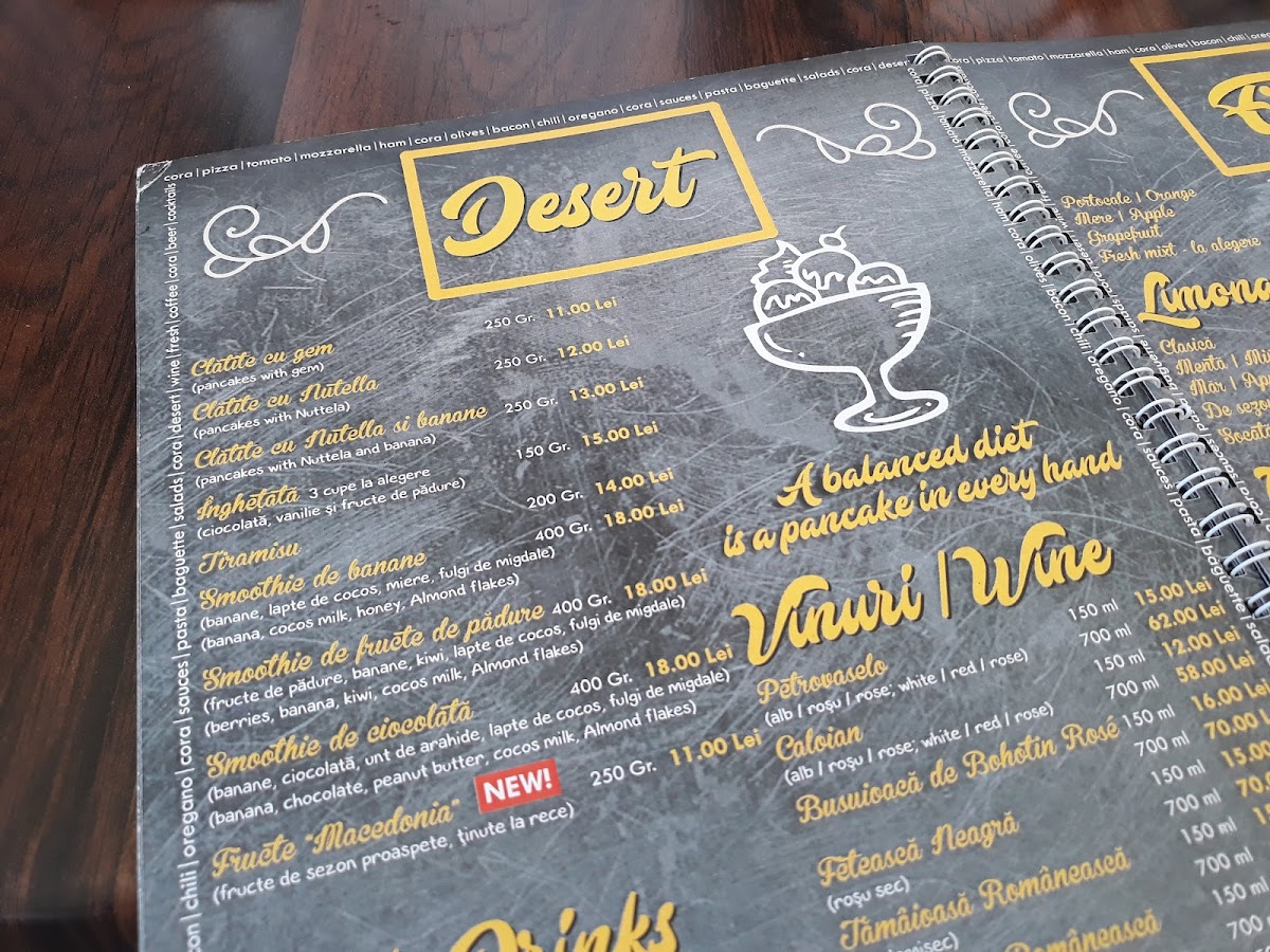 Menu Pizzeria Cora--4